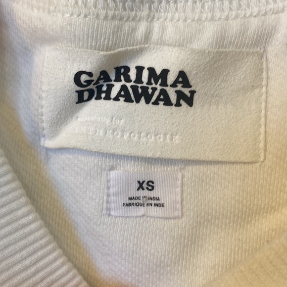 Anthropologie Garima Dhawan sweatshirt XS worn once - Picture 3 of 3